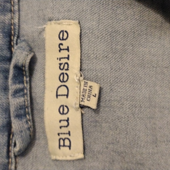 NWT Jean Jacket Size Large - Picture 8 of 8